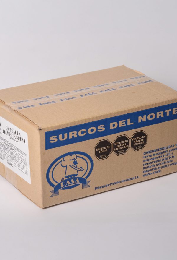 caja de bife de hambur
